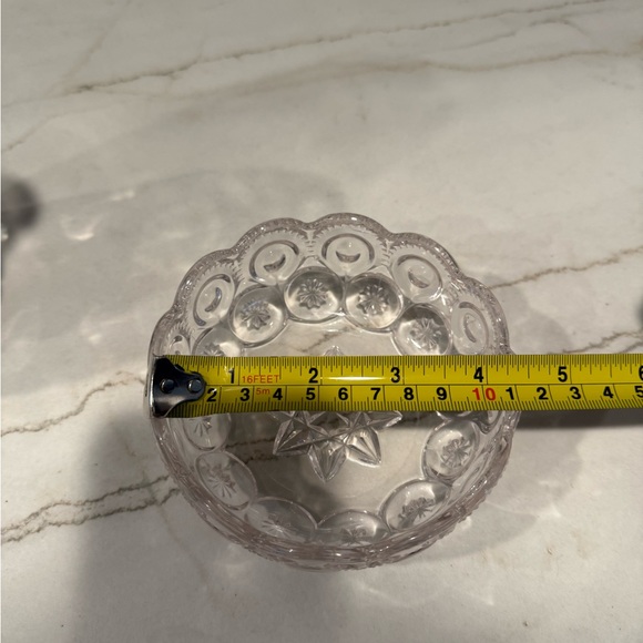 Vintage L.E. Smith Moon and Stars Pitcher and Small Bowl - Picture 4 of 15